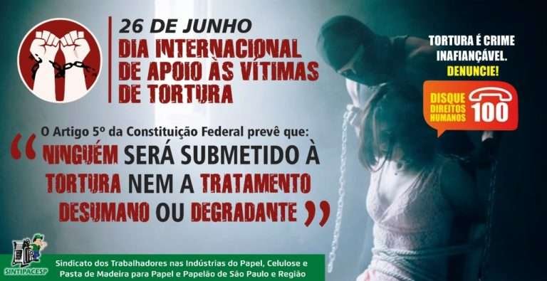 dia internacional apoio vitimas tortura
