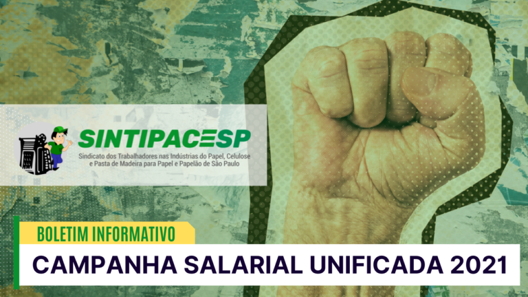 campanha salarial 2021 sindicato papeleiros